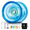 MAGICYOYO Responsive Crystal YoYo K2 Plastic Yo for Kids Beginner Replacement Unresponsive Bearing for Advancer 240222