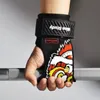 Lion Dance Design Cowhide Gymhandskar Grips Antiskid Vikt Lyft Grip Pads Deadlifts Workout Fitness Pull Ups Bracer 240227