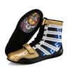 Sapatos profissionais para crianças de luta livre de borracha Botas de boxe infantil respirável Tênis de fitness tênis Gai