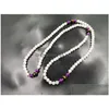 Beaded Strand 6Mm 108 Pcs Jinsi Jade Bracelet Mti-Layer Drop Delivery Jewelry Bracelets Dhqfv