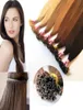 U TipNail Tiplijm Echte Remy Human Hair Extensions Keratine Pre Bonded Onzichtbare Zachte Hair Extensions 50 strengen 50g7230993