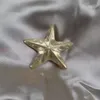 Designer antigo fosco série oceano estrela do mar broche peito flor terno jaqueta suéter acessórios de roupas versáteis