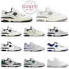 Tränare Nya B550 550S Tennis Casual Shoes Mens Women White Green Grey Evergreen Shadow Cream Black Blue UNC BB 550 OG Navy Purple Rich Paul Designers Sneakers V59