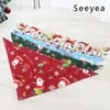 Dog Apparel Christmas Pets Scarf Saliva Towel Pet Beauty Accessories Handkerchief Collar Dogs