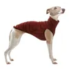 Vestuário para cães Pet Elastic Tank Top Pequeno Doberman Gola Alta Bottom Outono e Inverno Casaco Quente