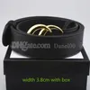 NEW 3.8-3.4-2.0cm Men Designer Belt Womens High Quality Genuine Leather Belt for Mens Luxury Belt No Box