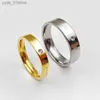 Anéis de banda 5/10/15 pares para sempre anel de aço inoxidável para homens e mulheres 4/6mm clássico zircão eternidade casamento casal anéis charme jóias l240305