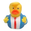 Trump Lastik Ördek Bebek Banyosu Yüzen Su Oyuncak Ördek Sevimli Pvc Ördek Çocuklar İçin Komik Ördek Oyuncakları Hediye Partisi FY3683 0305