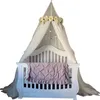 Baby Krans Bed Gordijn Tent Ins Prinses Wind Wieg Mesh Huidvriendelijke Klamboe Gratis Installatie Childrens Rose 240223