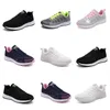 2024 Yaz Koşu Ayakkabıları Tasarımcı Kadınlar Moda Spor ayakkabıları Beyaz Siyah Pembe Gri Konforlu-044 Mesh Yüzey Kadın Açık Hava Spor Eğitmenleri Gai Sneaker Ayakkabıları