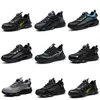 Running shoes GAI five Men Women triple black white gray dark blue sport sneaker Comfortable Mesh breathable Shoes