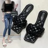 Casual Shoes Summer Spring and Ladies Slippers Large Size Square Toe Flat All-Match Fashionabla Sandals