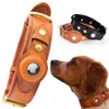 Airtag avtagbar lokalisering av husdjurskrage Antilost Dog Tracker Skydd Case Outdoors Walking Supplies 240226