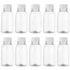 Bouteilles d'eau 10pcs 200ml 250ml 300ml 350ml vide jus de boisson au lait en plastique transparent