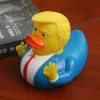 Trump Rubber Duck Baby Bath pływające woda woda kaczka śliczna kaczki pvc zabawne kaczki zabawki dla dzieci przyjęcie podtrzymujące Fy3683 0305