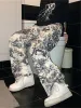 Pantaloni pantaloni gotici fantastici donne joggers casual joggers in alto in vita alta pantaloni hip hop pantaloni punk coreani pantaloni divertenti capri streetwear femme