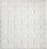 Autocollant mural en brique 3D, carreaux muraux auto-adhésifs, panneaux décoratifs muraux à décoller pour coller, pour salon chambre à coucher, couleur blanche 3D Wallpap2317594