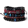 Charm Bracelets ZG Natural Set Jewelry Clear Energy Real Hematite Men Polished Black Onyx Stone Beads For Women