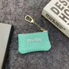 Mini Wallets Coin ائتمان بطاقة ائتمان حامل محفظة حقيبة بطاقة Zipper Storage Universal Keychain Wallet Passion Leather Pres