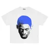 Men's T Shirts Harajuku Dennis Rodman Portrait Print Hip Hop T-shirt Streetwear Vintage Summer Fashion Cotton Men Women White Oversized Tops