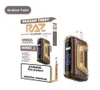 RAZ TN9000 Puff Disposable E Cigarettes 12ml Mesh Coil 5% Level 650mAh Rechargeable Battery 19 Flavors 9k Puffs Vape kit