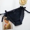 Calcinha feminina 2024 sólido plissado renda malha sem costura para mulheres oco para fora transparente sexy roupa interior briefs feminino lingerie tangas