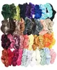 40PC Girls Hair Pierścień Kobiety Elastyczne włosy Scrunchies Lina Solid Scrunchies Zespół Kobiet aksamitne Kucyk Akcesoria 202907422