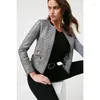 Women's Leather Grey Jacket | Casual And Party Wear Fashion Trends