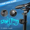 Hollarm Wireless Bike Vibration Alarm USB Laddning Remote Control Burglar Motorcykel Bike Security Detector System Cykellarm 240219