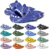 Kostenloser Versand Designer Shark Slides One Sandale Slipper für Männer Frauen GAI Sandalen Pantoufle Pantoletten Männer Frauen Hausschuhe Trainer Flip Flops Sandalen Farbe 50 Trendings