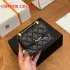 Women Designer Lipstick Bag Two Mini Golden Balls 8 Colors 10x12cm Quilted Leather Gold Hardware Matelasse Chain Cosmetic Case Purse Shoulder Cross Body Handbag