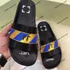 av varumärke vita skor gummi sula designer sandale tazz tozz man sommar strand lyxskor lady mule vit gul glid platt klack kvinna sko stripe sandal