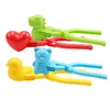 43 pz Simpatico Orso Anatra Clip di Palla di Neve Palla di Argilla di Neve Creatore Creativo Palle di Neve Stampo Pala per Bambini Sport All'aria Aperta Giocattoli 240220