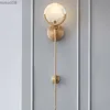 Vägglampa modern guld marmor vägglampa för vardagsrummet sovrum hotell minimalistisk säng lampa led hem inomhus ljusarmaturer