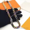 Designer-Schmuck-HalsketteDesigner Cuba Sier Ice Out Mode-Tennisketten-Halskette für Herren und Damen in verschiedenen Farben