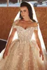 Vintage a-line kadın gelinlik kapalı omuz kolsuz gelin önlükleri aplikler süpürme tren elbisesi özel yapım vestidos de novia