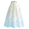 Vestidos 2022 verão mori menina estilo vintage elegante mulheres pequeno fresco floral fio estético misturado cintura alta longa midi saia plissada