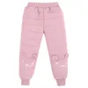 Inverno Bambini Piumini in cotone Abbigliamento Ragazzi Pantaloni Ragazze Leggings Bambini Pantaloni caldi in piumino Pantaloni da neve impermeabili antivento per bambini 240226