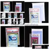 Card Games Resealable Graded Bags Sleeves Game 1 Pack Of 100Pcs Psa Beckett Screwdown Drop Delivery Toys Gifts Puzzles Dhxy3 Dhnfb