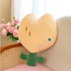 Saint Valentin Nouvelle Simulation Chaude Petite Fleur Rouge Oreiller Fille Lit De Couchage Coussin Poupée Mignon Tulipe Fleur Oreiller De Remplissage Doux Usine En Gros et Stock