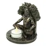 キャンドルホルダーCernunnos Tealight Holder Creative Craft TableTop Statueオフィスワインクーラーの装飾に適しています