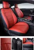 Anpassad passform för Mustang Coupe Car Seat Cover Full Set 360-graders full täckning omgiven hållbart kvalitetsmaterial för 2015-2023 Ford Mustang Coupe