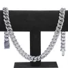 Bijoux Hip Hop diamant hommes 13 Mm collier cubain Moissanite S925 argent 14 carats or chaîne de collier cubain