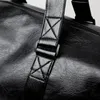 Короткая дорожная сумка в стиле ретро, спортивная байкерская тренировочная сумка из искусственной кожи, водонепроницаемая для фитнеса 240305