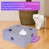 Sqaure Magic Box Teasing Cat Stick Game Selfplay Übungsspielzeug für Katzen Automatisches Katzenfederspielzeug Elektrisches Katzenspielzeug Interaktiv 240226