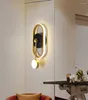 Duvar lambası Modern kapalı aydınlatma led nordic tasarım açık altın metal akrilik abajur 110V 220v sconce armatürü ev için