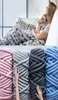 Whole1000GBall Super Thick Merino Wool Alternative Chunky Yarn Diy Bulky Arm Knitte Blanket