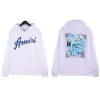 Mens Hoodie 100% Cotton Designer Sweater Amirs Hoodies Pullover Sweatshirts Hip Hop Letter Print Tops Labels Designer High Quality Hoodie AM Hoodies 868