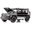 132 Diecast Metal Toy Car Model Vehicle SUV Ny G700 Hög simuleringsljud och Light Pull Back Car Collection Kids Toys Gifts LJ29369803