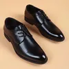 Idopy Classic Basic Men's Business Faux Leather Shoes Soft Office Wedding Toed Toe Rubber Formal Dress Shoes for Male 240304